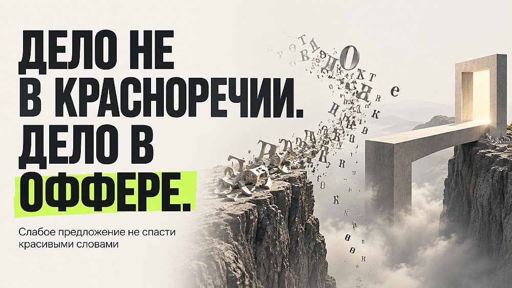 Превью: Почему дело не в&nbsp;языке и&nbsp;красноречии, а&nbsp;в вашем оффере?
