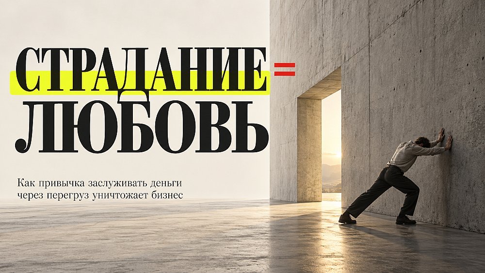 Превью: «Страдание = Любовь»: как эта программа уничтожает ваш бизнес?