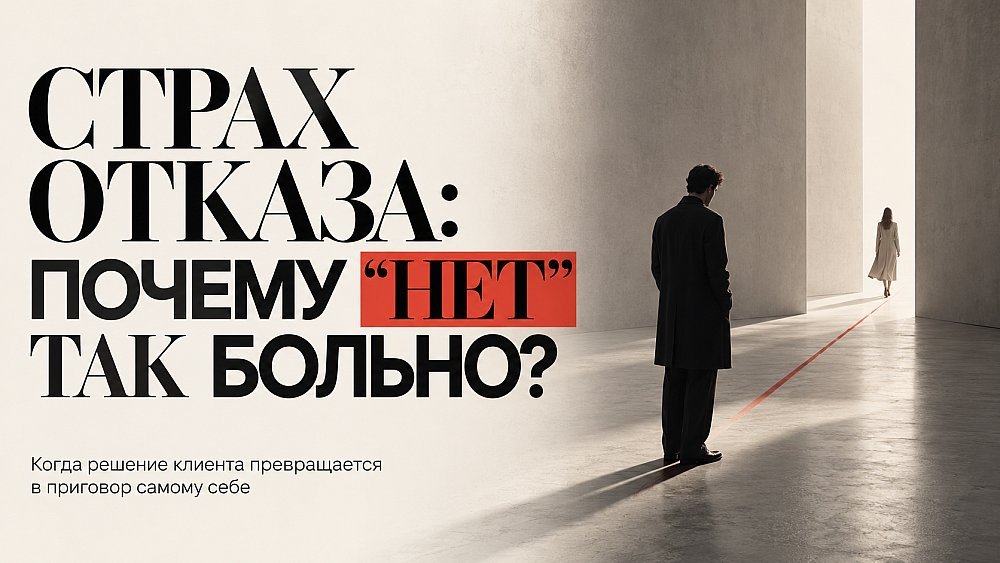 Превью: Страх отказа: почему «НЕТ» клиента вы переживаете как личное предательство?