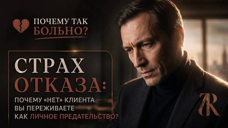 Превью: Страх отказа: почему «НЕТ» клиента вы переживаете как личное предательство?