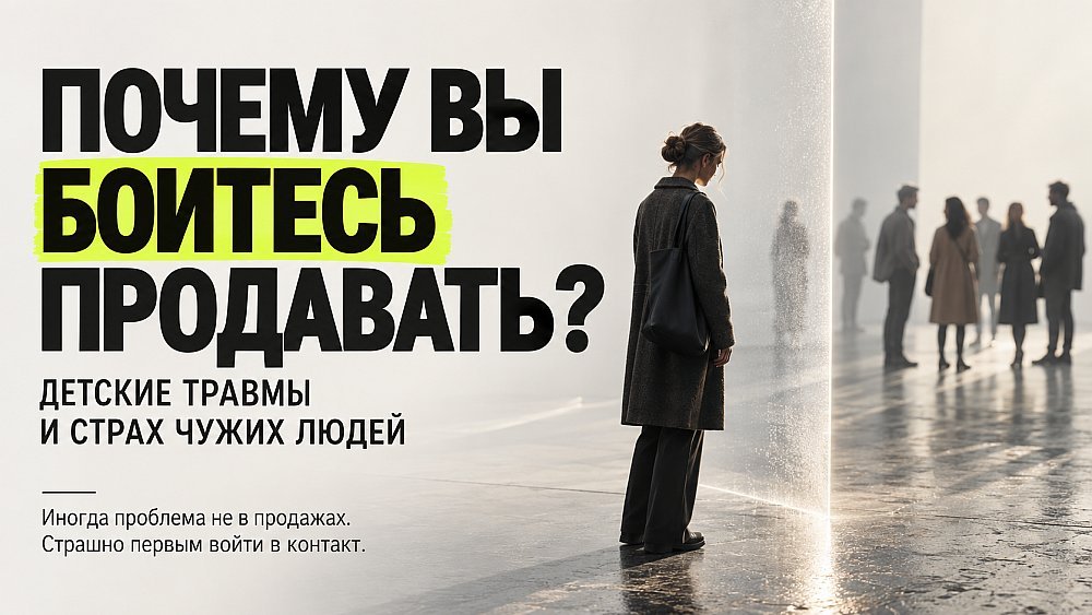 Превью: Почему вы боитесь продавать? Детские травмы и&nbsp;страх чужих людей